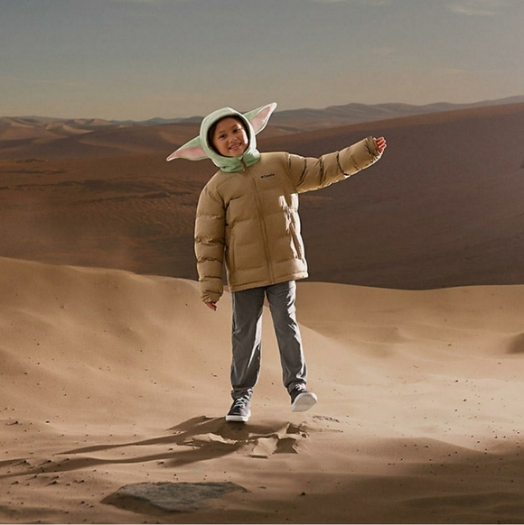 Columbia star wars the Mandalorian the child jacket toddler size 4 - Picture 3 of 15